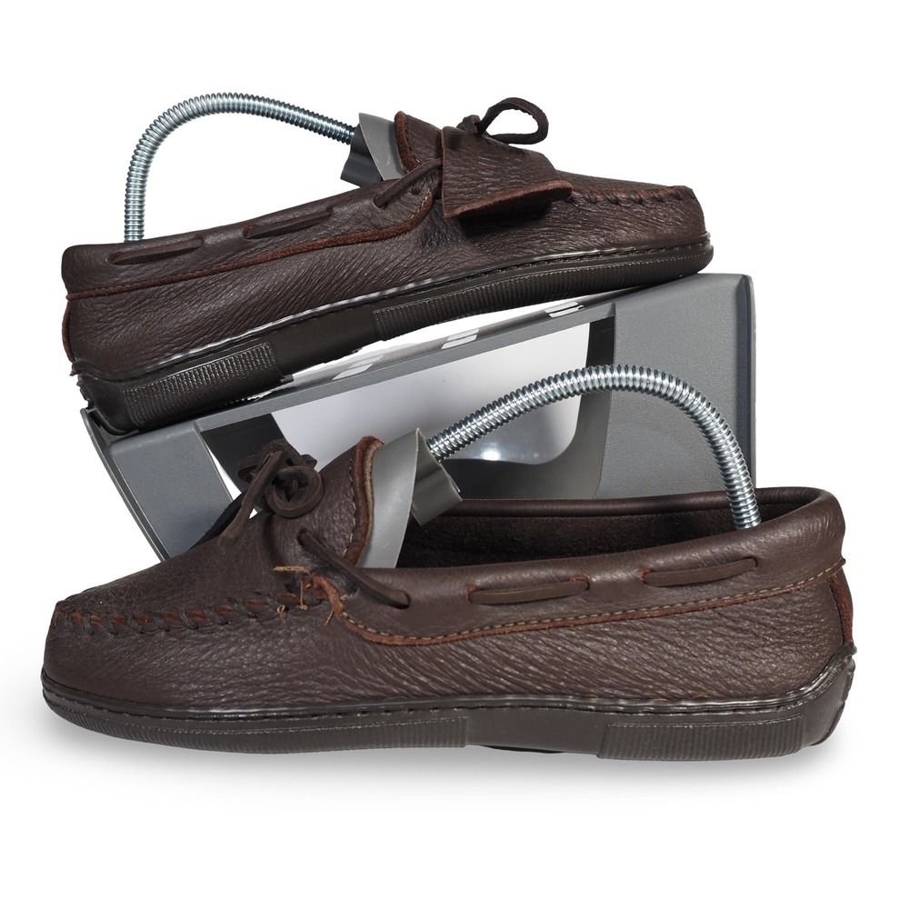 Minnetonka Moosehide Classic Moccasins Chocolate Brown 492 Womens 6‎